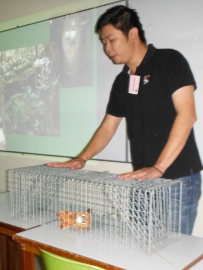 Nick and a live trap