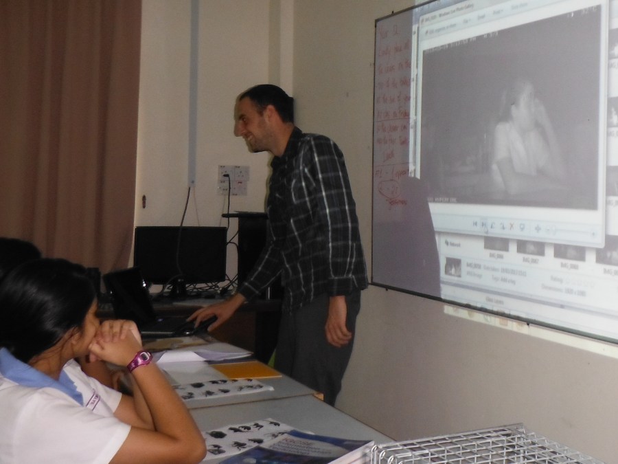 Sami camera-traps some students