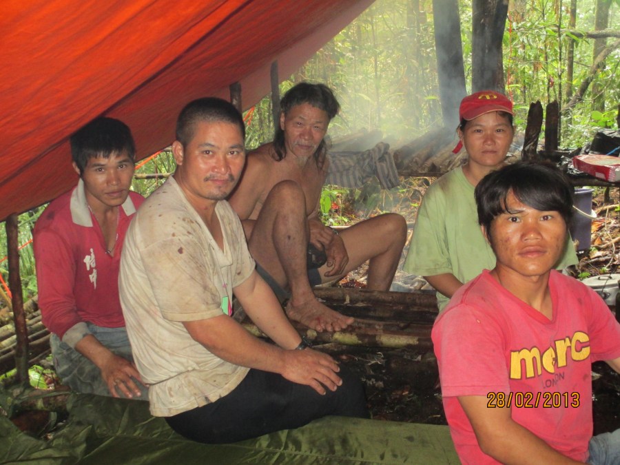 Team photo at the camp