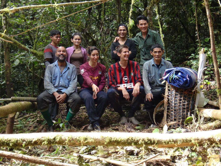 John Mathai & HOSCAP Borneo team photo at camp