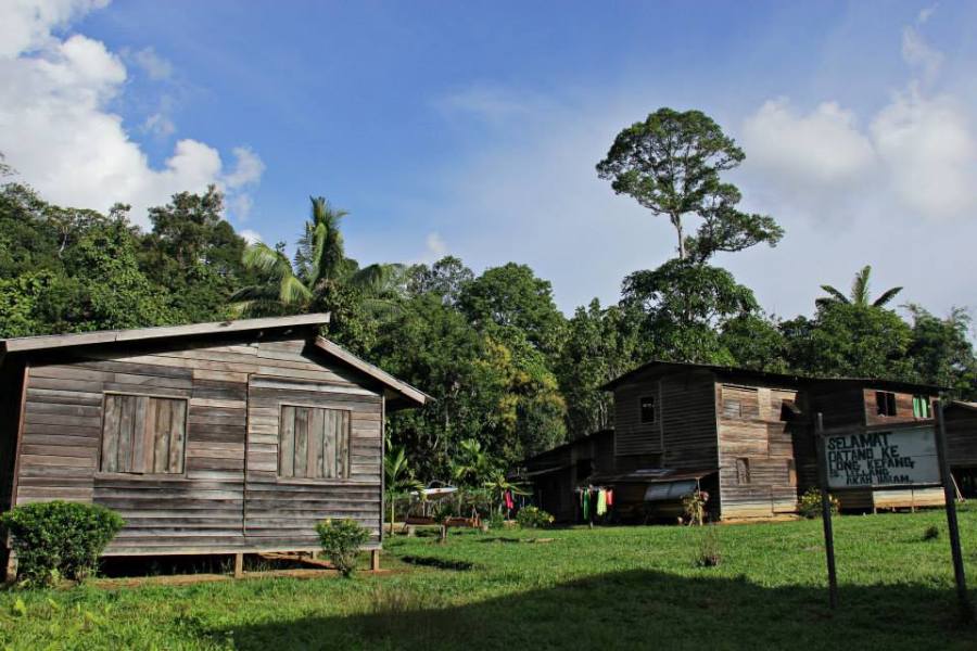 Penan village of Long Kepang