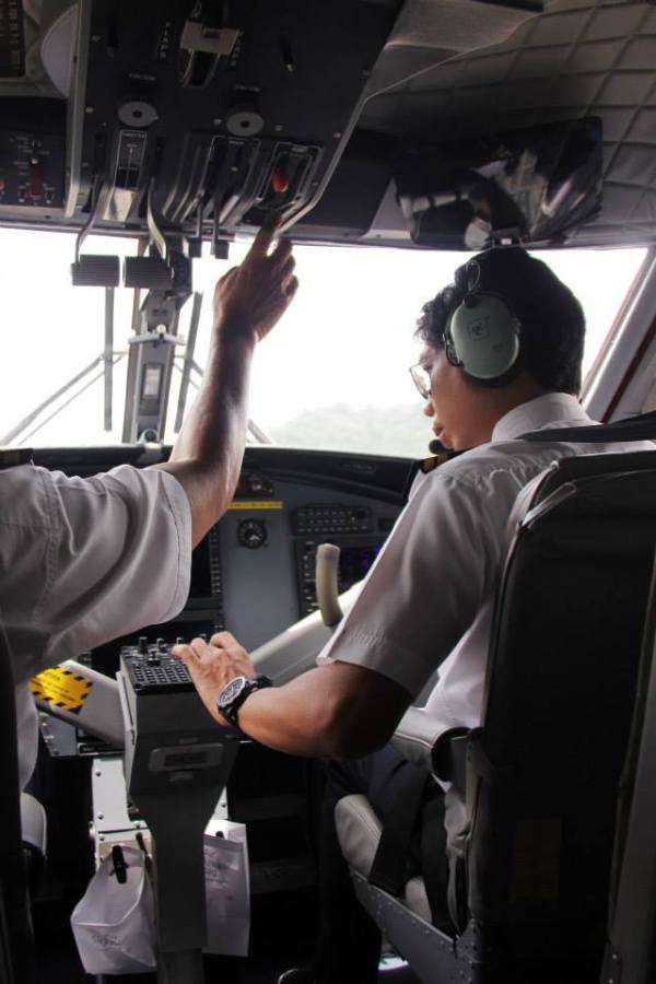 Flight from Long Lellang to Miri under the steady hands of Muhammad Syukri Draim