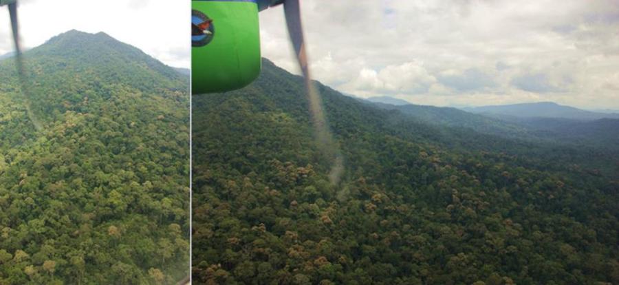 Flying over Murud Kecil